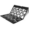 Andux Mini Portafoglio Pieghevole Tipo Scacchiera Magnetica Tascabile Gioco Da Tavolo PJXQ-01