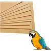 Dnoifne 40 Fogli Carta per Fondogabbia Uccelli | Rivestimento per Ghiaia | 43 x 28 cm | Carta Assorbente per Gabbie | per Animali Domestici
