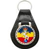 Family-crests Portachiavi In Pelle Degli Ingegneri Elettrici E Meccanici Australiani Reali