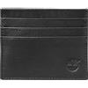Timberland PORTAFOGLI E PORTATESSERE Uomo TIMBERLAND TB0A1DFW - KENNEBUNK CREDIT-CARD HOLDER 001 BLACK