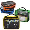 Trunab 4 Borse di Pronto Soccorso Vuote, Sacchetti Medici Trasparenti con Cerniera per Organizzare Kit di Emergenza, Medicinali, per Casa, Esterni, Auto e Forniture (Solo Borsa)