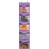 ANIZER Day of Week Kids Clothes Organizer Weekly Hanging Closet Organizer Monday to Friday School Clothing Storage (PURPLE)
