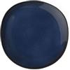 Villeroy & Boch Piatto Piano Lave Blue, 28 cm, Piatto dal Design in Terracotta, Lavabile in Lavastoviglie e a Microonde