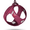 Curli Vest Pettorina Chiusura Air-Mesh, rubino - Tg. M: Circonferenza toracica 43,4 - 49 cm