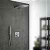 Mariner Eden coaxial sistema doccia con termostatico incl. corpo incasso, pannello pioggia in acciaio inox con 2 funzioni e set doccetta in metallo, EDE2803-CR#Set2, Eden coaxial cromo [Rubinetteria Bagno > Sistemi Doccia da Incasso]
