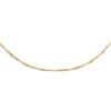 SINGULARU - Collana Mini Twist. Acciaio con Placcatura Oro 18Kt. Catena Regolabile in Lunghezza di 45 cm. Gioielli da Donna