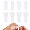 GEEHUA 8 pennelli applicatori per maschere facciali, in silicone, spatole per maschere per occhi, mini applicatori per la cura della pelle, morbidi e piccoli, per occhi, fango, argilla, lozione per il