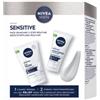 NIVEA MEN Sensitive routine set gel detergente e crema viso Set per la cura del viso 1 pz.