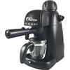 BEPER BC.002 Macchina Caffè Espresso Macinato, Schiumalatte, Espresso machine,240 ml, 800W, Caraffa graduata in tazze, Unica leva di controllo, Nero