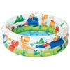 Intex 57106NP - Piscina Gonfiabile Baby Pool Assortiti, Tre Anelli, Vinile, Multicolore, 61x22 cm