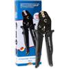 WEICON TOOLS MC4, pinza crimpatrice per spina solare, 2,5/4/6 mm², pinza crimpatrice solare, nero