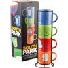 Grupo Erik South Park Set 4 Tazze 300 ml | Set Tazze Colazione Porcellana