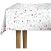 d-c-fix tovaglia plastificata Manhattan Bella crema - cerata PVC antimacchia impermeabile moderno - copritavolo plastica tavolo per uso interno ed esterno - 150 cm rotonda