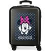 Disney Minnie Sunny Day Trolley cabina Azzurro 37x55x20 cms Rigida ABS Chiusura a combinazione numerica 34L 2,6Kgs 4 doppie ruote Bagaglio a mano