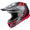HJC Casco C50 MIRAGE Grigio Rosso Opaco HJC