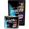 Prolife Sterilised Grain Free Mature Beef Bocconcini Di Manzo Per Gatti Anziani Sterilizzati