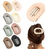 Guidre Set di 8 fermagli per capelli piatti e fermagli piatti per capelli, antiscivolo, grandi fermagli per capelli, francesi opachi, eleganti per tutti i giorni, sport e guida