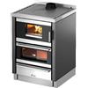 Cadel KOOK 60 Cucina a legna con forno Antracite 6.2 kW Stufa a legna