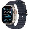 Apple Watch Ultra 2 GPS + Cellular 49mm Titanio Blu Navy Smartwatch Impermeabile
