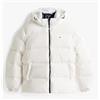 Tommy Jeans Tommy Tjm Essential Down Jacket Ext Ecru Piumino Capp Stacc Uomo