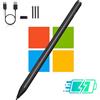 Suejezt Penna Stilo per Microsoft Surface Pro 11/9/8/7/6/5/4/3, Surface Go 3/2/1, Surface Laptop/Studio/Book 4/3/2/1, Magnetica Penna Digitale Surface Pen con 4096 Pressione Inclinazione, Rifiuto del Palmo
