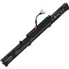 Exmate A41N1501 Batteria per ASUS Rog GL752JW GL752V GL752VL GL752VW GL752VL-1A GL752VL-2B GL752VL-GC057T GL752VW-1A GL752VW-2B N552 N552V N552VW N552VX N752 N752VW [15V 3200mAh 48Wh]