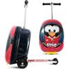 FLYTE, valigia pieghevole monopattino per bambini, rigida, con ruote, 2 in 1, 18 pollici (45,7 cm), capacità 25 litri, Perry il Pinguino