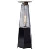 CAPALDO Stufa A Piramide Da Esterno A Gas GPL 12,5 kW Struttura Inox E Vetro Totem