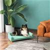 PawHut Divano PawHut per cani di taglia grande con cuscino lavabile 98x67x25 cm Verde