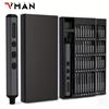 vman Mini cacciavite elettrico a batteria di precisione 68 in 1, punte magnetiche, strumenti di riparazione per PC e orologi con LED, 5 impostazioni di coppia, regalo da uomo