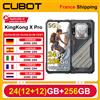 CUBOT KINGKONG X Pro, 5G, 24GB(12+12) 256GB, Smartphone robusto Dimensity 8200, 4nm, 3,1GHz, 144Hz, Schermo 6,72", 10200mAh - Black
