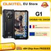 OUKITEL Smartphone OUKITEL G1 Android 14 24 GB (6+18) RAM 256 GB ROM 10600 mAh Ricarica 18 W Display HD+ da 6,52'' Fotocamera da 48 MP Telefoni cellulari - Black