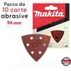 Makita 10pz carta abrasiva con velcro 6 fori 94 mm - Makita®