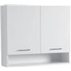 Colavene - Pensile 2 ante 1 ripiano interno 80X24Xh70 - 27800L : Finitura colacril - Corda