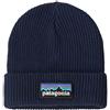 Patagonia Logo beanie bambino, P-6 logo: new navy
