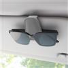 TIESOME Supporto per occhiali da sole per aletta parasole dell'auto, clip magnetico in pelle per occhiali da sole per aletta parasole, accessorio universale per visiera auto, supporto magnetico per