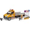Bruder Camion Mercedes Benz Sprinter Lavori Stradali - Scala 1:16