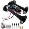 WADEO Clacson Auto [Super Rumoroso da Svegliare i Morti] Tromba 12V con Compressore