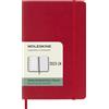 Moleskine Weekly Planner 2023-2024, Agenda 18 Mesi, Diario Accademico, Agenda Settimanale con Copertina Morbida, Formato Tascabile 9 x 14 cm, Colore Rosso Scarlatto