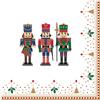 EASY LIFE Nutcracker Schiaccianoci Confezione 20 Tovaglioli di Carta Natalizi 33x33cm