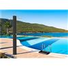 ATI Docce Doccia solare in acciaio inox Arno T2N XL serbatoio da 70 l 2 soffioni