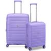 MODO by Roncato Starlight 3.0 4 ruote Set di valigie 2 pezzi con piega di espansione viola