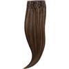 Rapunzel of Sweden Classic Clip-ins Straight / Light Volume / 3 pieces M2.3/5.0 Chocolate Mix 40 cm Extension per capelli 52.5 g