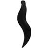 Rapunzel of Sweden Ponytail Straight / Clip-in / Light Volume 1.0 Black 50 cm Extension per capelli 55 g