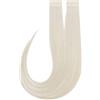 Rapunzel of Sweden Premium Tape Extensions Straight / Classic Tape 4 cm / 8 pieces 10.7 Light Grey 40 cm Extension per capelli 18 g
