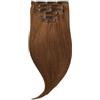 Rapunzel of Sweden Classic Clip-ins Straight / Medium Volume / 7 pieces 5.4 Copper Brown 40 cm Extension per capelli 100 g