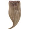 Rapunzel of Sweden Classic Clip-ins Straight / Medium Volume / 7 pieces Brown Ash Blonde Balayage B5.1/7.3 50 cm Extension per capelli 110 g