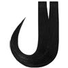 Rapunzel of Sweden Premium Tape Extensions Straight / Classic Tape 4 cm / 8 pieces 1.0 Black 50 cm Extension per capelli 20 g