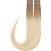 Rapunzel of Sweden Premium Tape Extensions Straight / Classic Tape 4 cm / 8 pieces Cool Platinum Blonde Balayage B7.3/10.10 50 cm Extension per capelli 20 g
