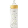 Chicco Biberon Perfect Easy Flusso Lento, con Tettarella Physio in Morbido Silicone e Finitura Soft Sense, Anticolica, Riduce Rigurgito e Irritabilità, Bottiglia in Vetro da 240ml, 0 Mesi+, Neutro